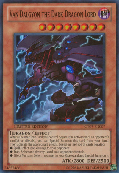 Van'Dalgyon The Dark Dragon Lord [CT07-EN007] Super Rare | Game Master's Emporium (The New GME)