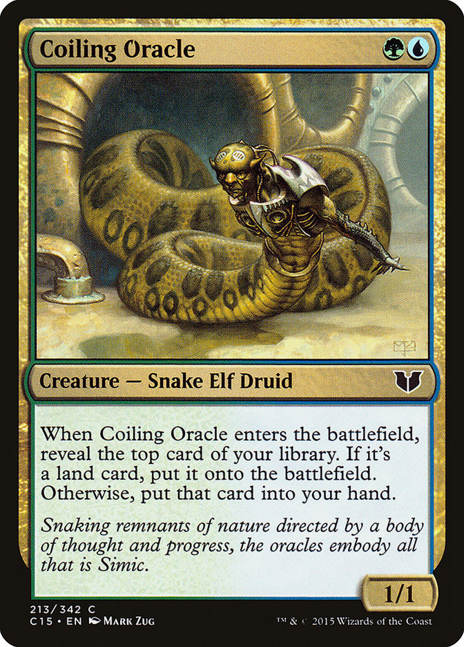 Coiling Oracle [Commander 2015] | Game Master's Emporium (The New GME)