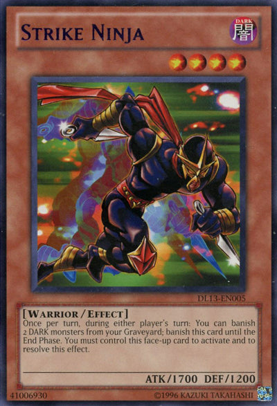 Strike Ninja (Purple) [DL13-EN005] Rare | Game Master's Emporium (The New GME)