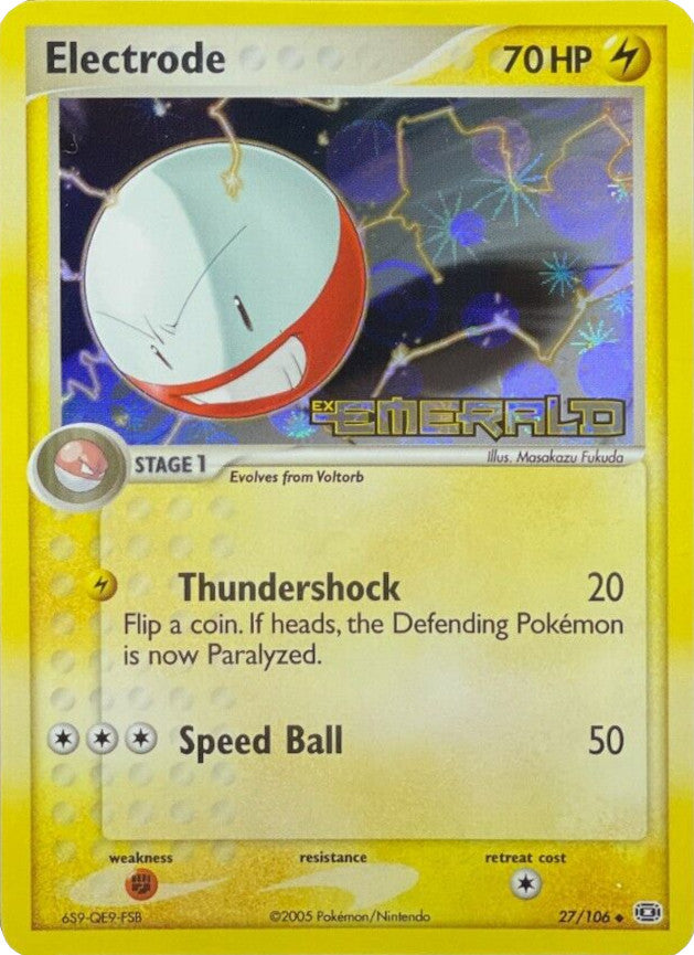 Electrode (27/106) (Stamped) [EX: Emerald] | Game Master's Emporium (The New GME)