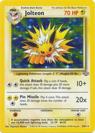 Jolteon (4/64) [Jungle Unlimited] | Game Master's Emporium (The New GME)