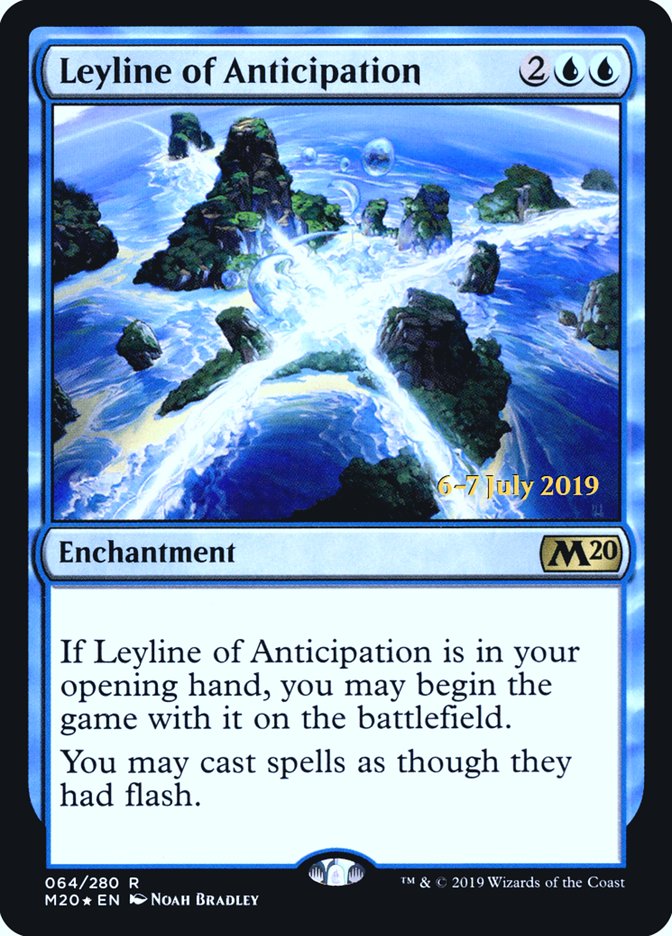 Leyline of Anticipation [Core Set 2020 Prerelease Promos] | Game Master's Emporium (The New GME)