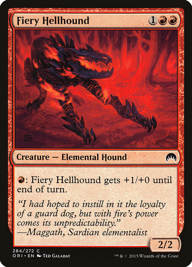 Fiery Hellhound [Magic Origins] | Game Master's Emporium (The New GME)