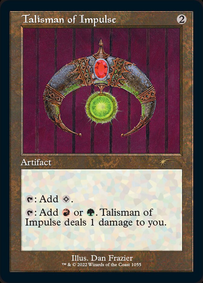 Talisman of Impulse (Foil Etched) [Secret Lair Drop Series] | Game Master's Emporium (The New GME)