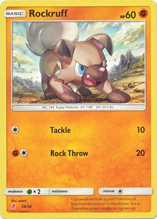 Rockruff (29/30) [Sun & Moon: Trainer Kit - Lycanroc] | Game Master's Emporium (The New GME)