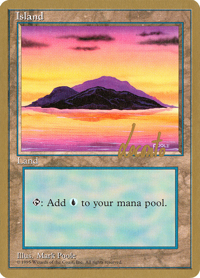 Island (ml368) (Michael Loconto) [Pro Tour Collector Set] | Game Master's Emporium (The New GME)
