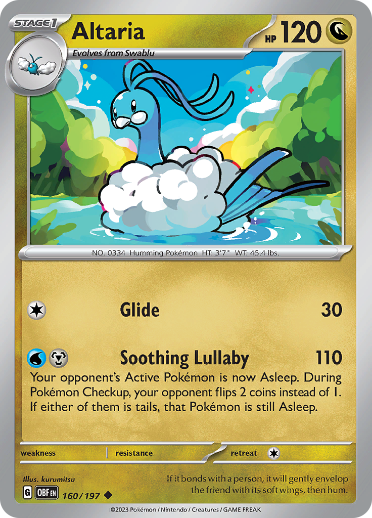 Altaria (160/197) [Scarlet & Violet: Obsidian Flames] | Game Master's Emporium (The New GME)