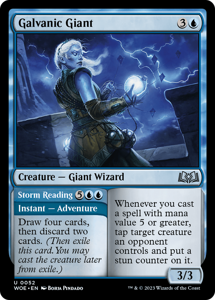 Galvanic Giant // Storm Reading [Wilds of Eldraine] | Game Master's Emporium (The New GME)
