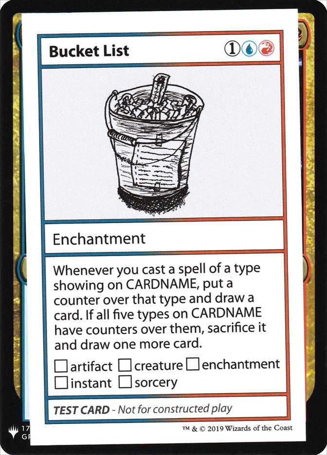 Bucket List [Mystery Booster Playtest Cards] | Game Master's Emporium (The New GME)