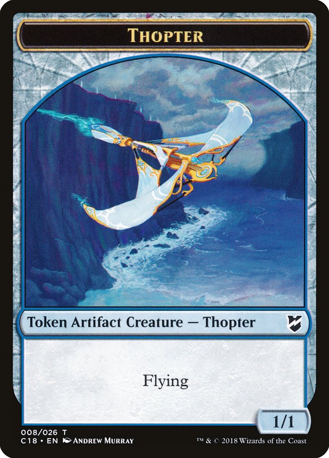 Thopter Token (008/026) [Commander 2018 Tokens] | Game Master's Emporium (The New GME)