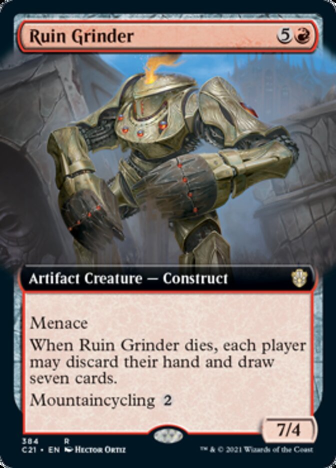 Ruin Grinder (Extended Art) [Commander 2021] | Game Master's Emporium (The New GME)