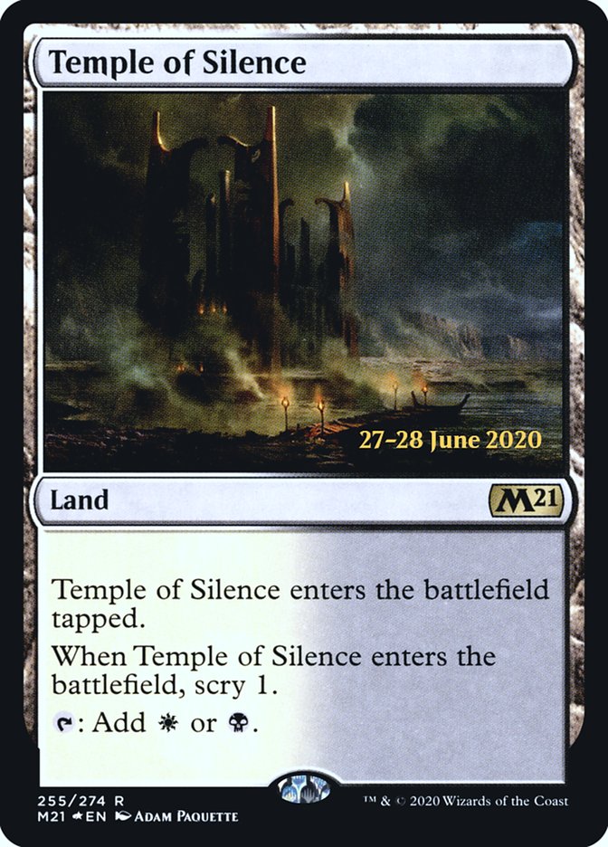 Temple of Silence [Core Set 2021 Prerelease Promos] | Game Master's Emporium (The New GME)