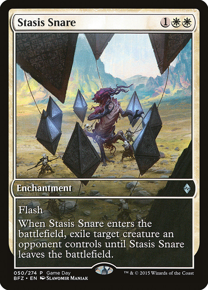 Stasis Snare (Game Day) [Battle for Zendikar Promos] | Game Master's Emporium (The New GME)