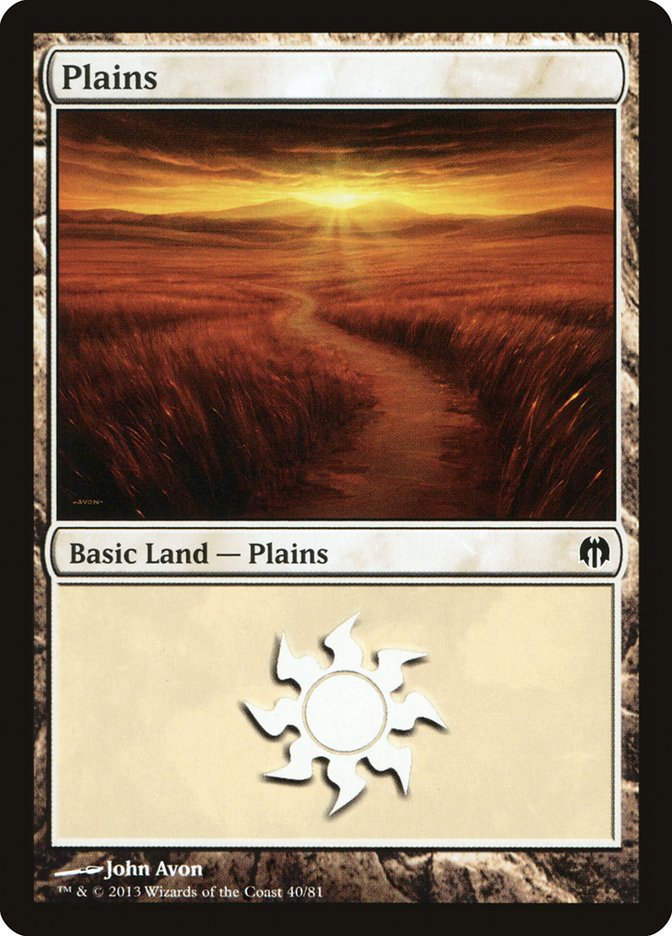 Plains (40) [Duel Decks: Heroes vs. Monsters] | Game Master's Emporium (The New GME)
