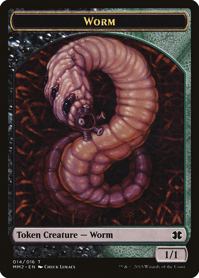 Worm Token [Modern Masters 2015 Tokens] | Game Master's Emporium (The New GME)