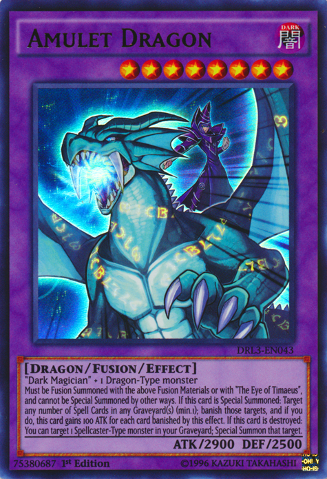 Amulet Dragon [DRL3-EN043] Ultra Rare | Game Master's Emporium (The New GME)