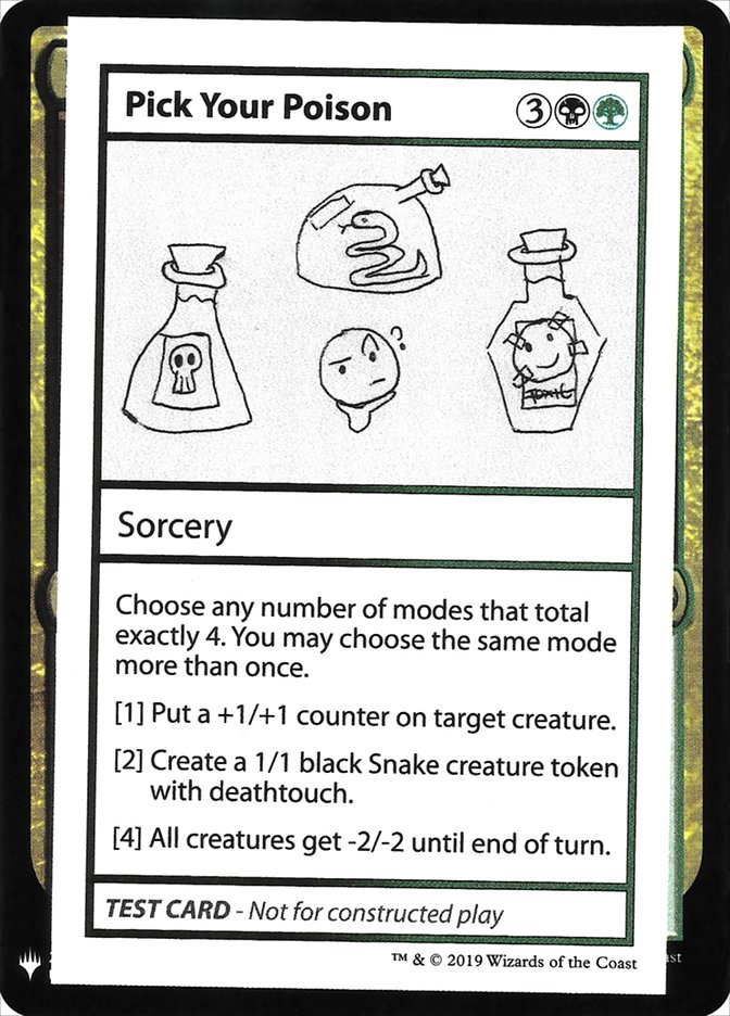 Pick Your Poison [Mystery Booster Playtest Cards] | Game Master's Emporium (The New GME)