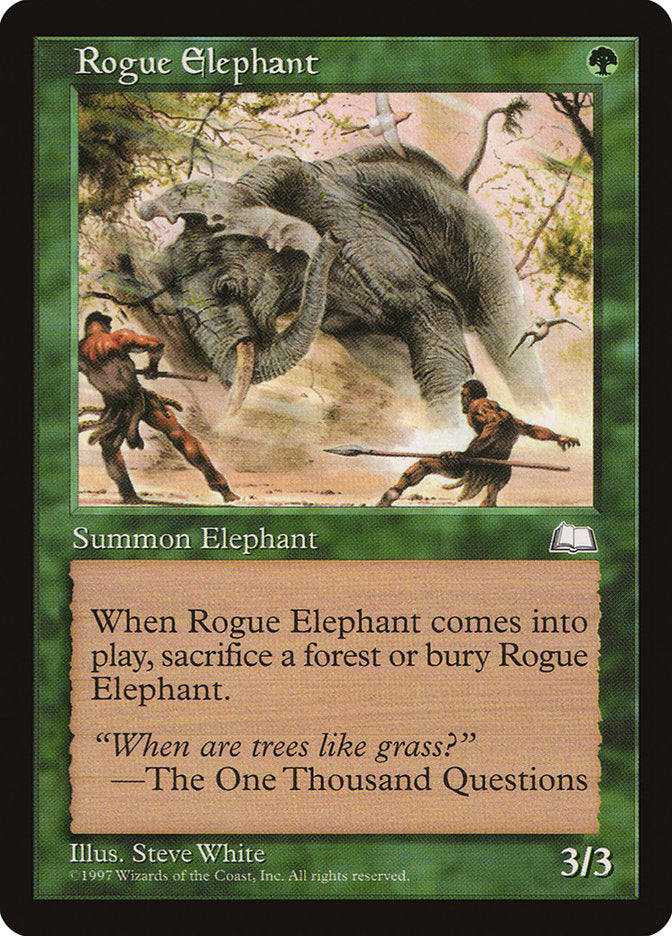Rogue Elephant [Weatherlight] | Game Master's Emporium (The New GME)