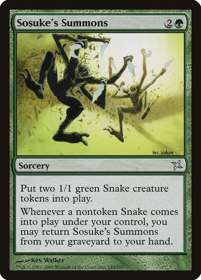 Sosuke's Summons [Betrayers of Kamigawa] | Game Master's Emporium (The New GME)