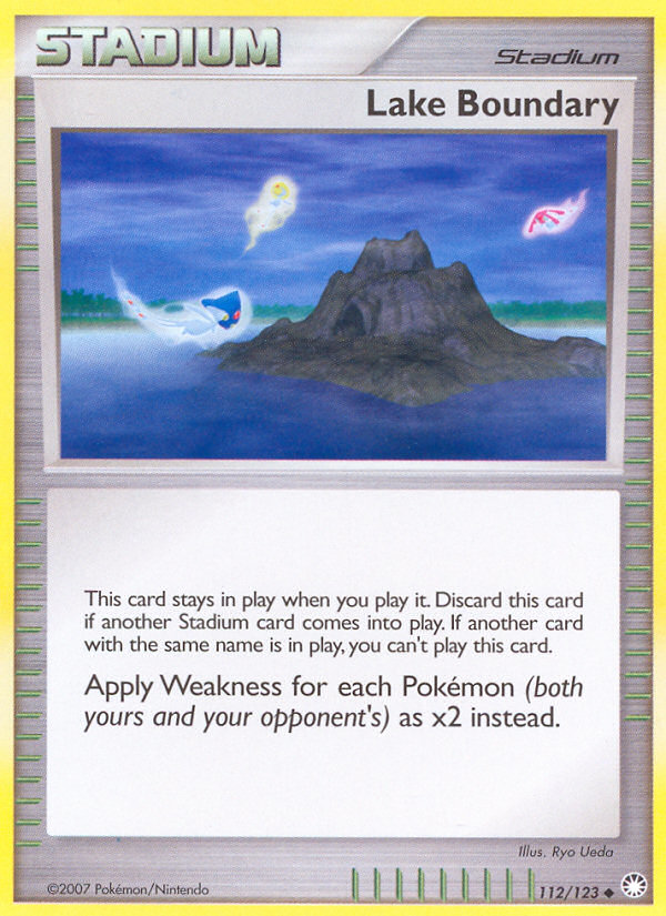 Lake Boundary (112/123) [Diamond & Pearl: Mysterious Treasures] | Game Master's Emporium (The New GME)