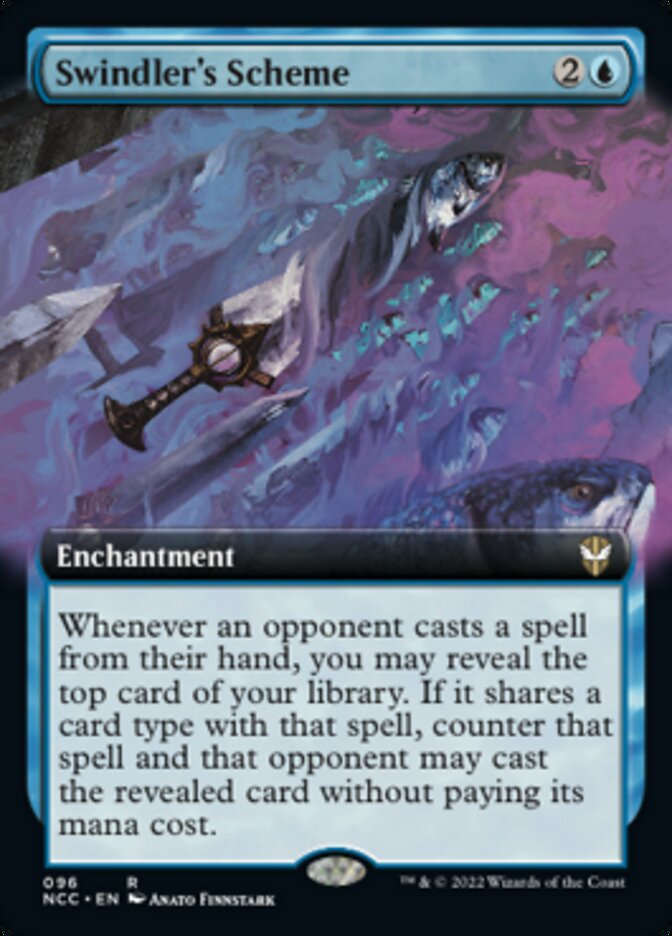 Swindler's Scheme (Extended Art) [Streets of New Capenna Commander] | Game Master's Emporium (The New GME)
