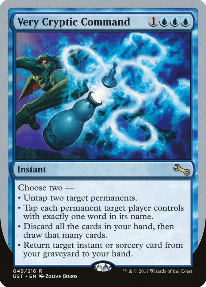 Very Cryptic Command (Untap) [Unstable] | Game Master's Emporium (The New GME)