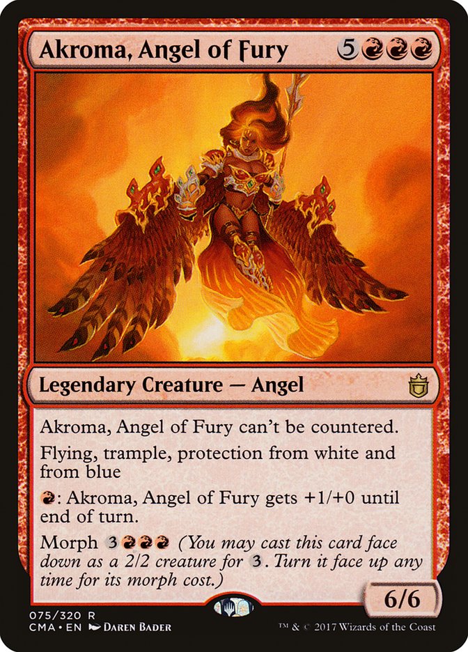 Akroma, Angel of Fury [Commander Anthology] | Game Master's Emporium (The New GME)