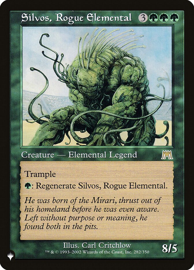 Silvos, Rogue Elemental [The List] | Game Master's Emporium (The New GME)