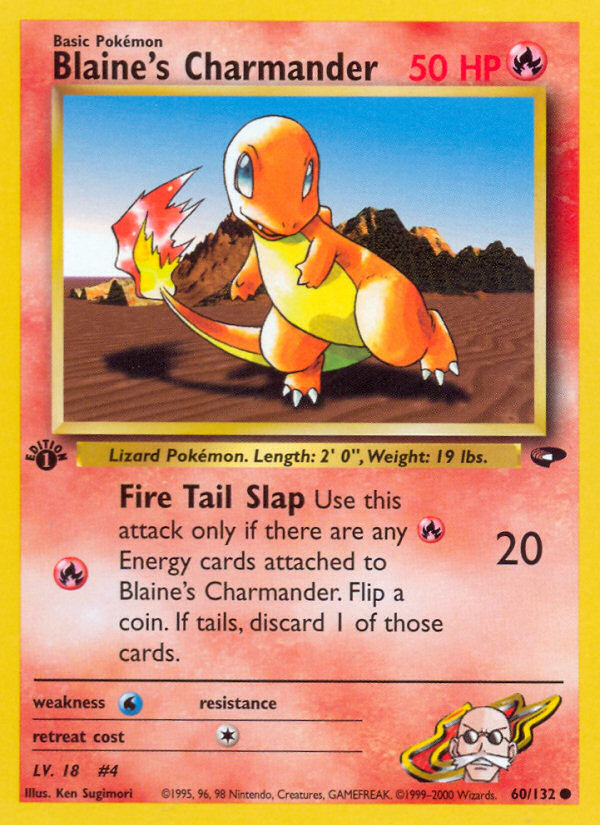 Blaine's Charmander (60/132) [Gym Challenge 1st Edition] | Game Master's Emporium (The New GME)