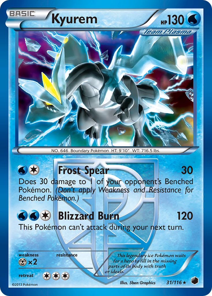 Kyurem (31/116) [Black & White: Plasma Freeze] | Game Master's Emporium (The New GME)