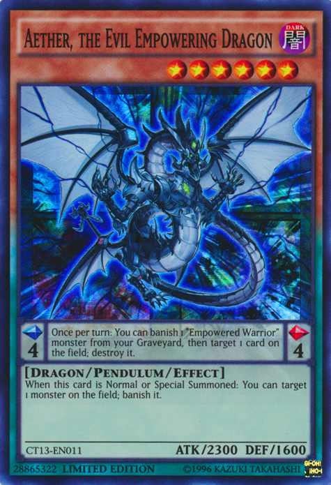 Aether, the Evil Empowering Dragon [CT13-EN011] Super Rare | Game Master's Emporium (The New GME)