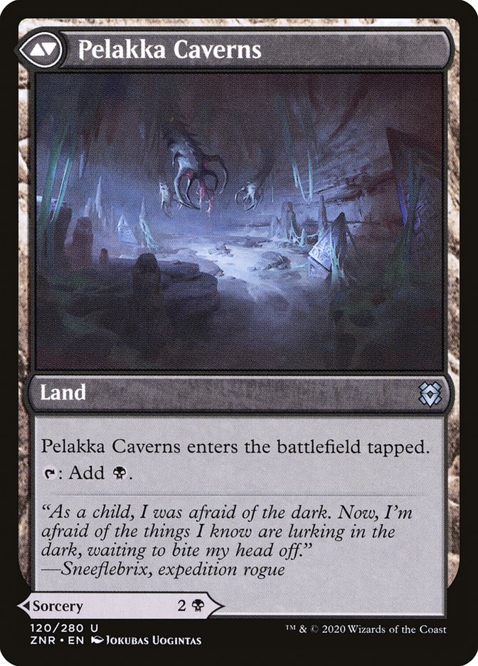 Pelakka Predation // Pelakka Caverns [Zendikar Rising] | Game Master's Emporium (The New GME)