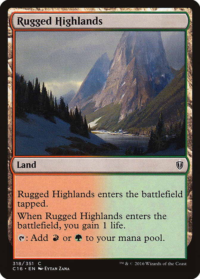 Rugged Highlands [Commander 2016] | Game Master's Emporium (The New GME)
