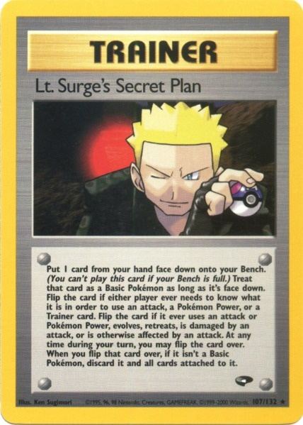 Lt. Surge's Secret Plan (107/132) [Gym Challenge Unlimited] | Game Master's Emporium (The New GME)