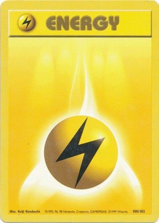 Lightning Energy (100/102) [Base Set Unlimited] | Game Master's Emporium (The New GME)