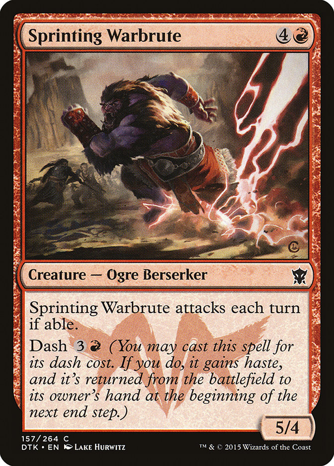 Sprinting Warbrute [Dragons of Tarkir] | Game Master's Emporium (The New GME)