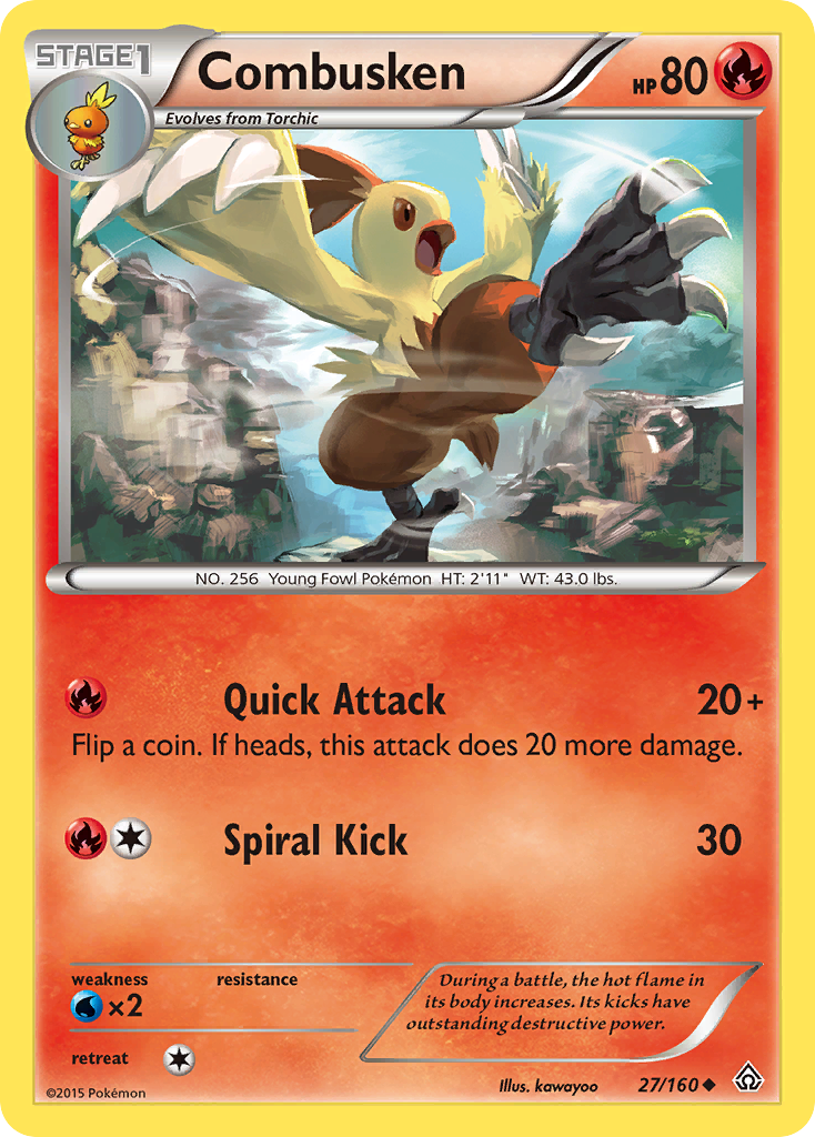 Combusken (27/160) [XY: Primal Clash] | Game Master's Emporium (The New GME)