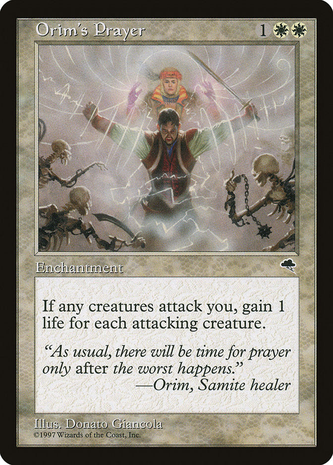 Orim's Prayer [Tempest] | Game Master's Emporium (The New GME)