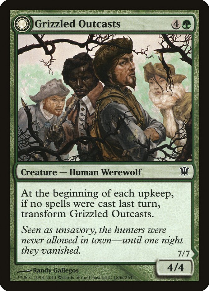 Grizzled Outcasts // Krallenhorde Wantons [Innistrad] | Game Master's Emporium (The New GME)