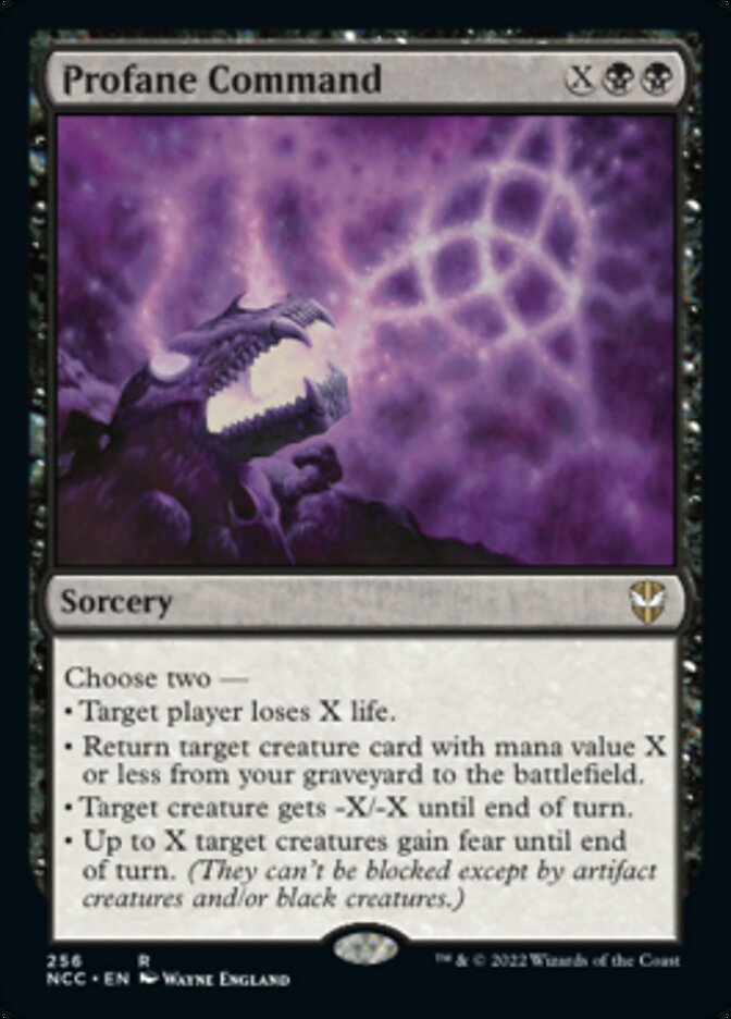 Profane Command [Streets of New Capenna Commander] | Game Master's Emporium (The New GME)