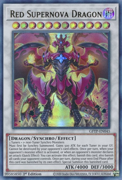 Red Supernova Dragon [GFTP-EN045] Ultra Rare | Game Master's Emporium (The New GME)