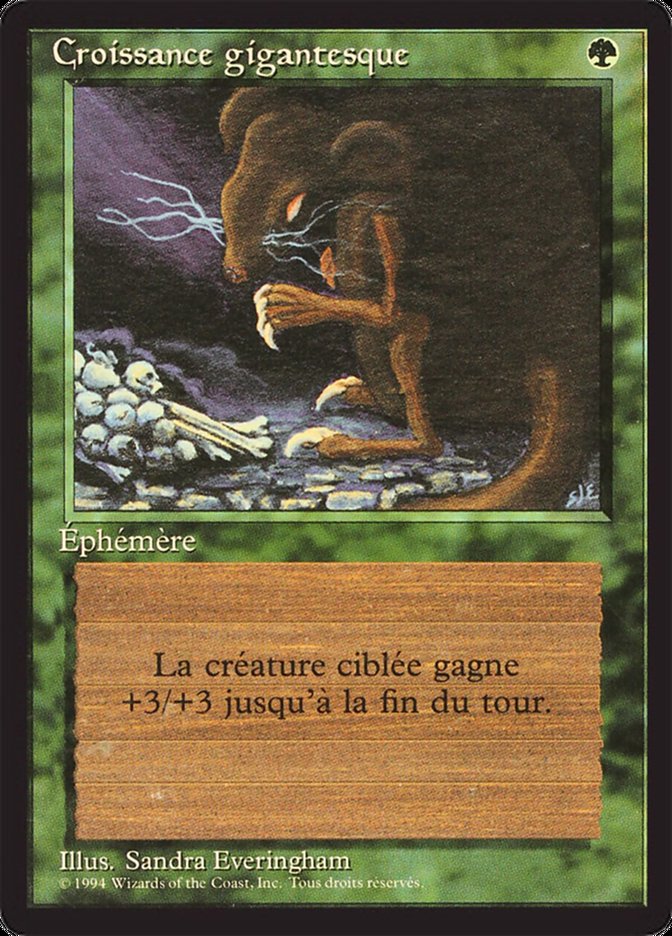 Giant Growth [Foreign Black Border] | Game Master's Emporium (The New GME)