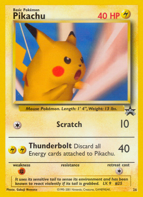 Pikachu (26) [Wizards of the Coast: Black Star Promos] | Game Master's Emporium (The New GME)