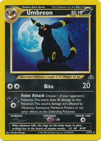 Umbreon (13/75) [Neo Discovery Unlimited] | Game Master's Emporium (The New GME)