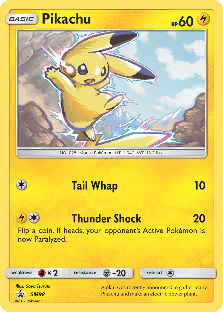 Pikachu (SM98) [Sun & Moon: Black Star Promos] | Game Master's Emporium (The New GME)