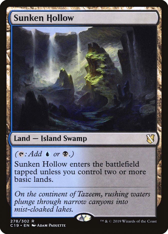 Sunken Hollow [Commander 2019] | Game Master's Emporium (The New GME)