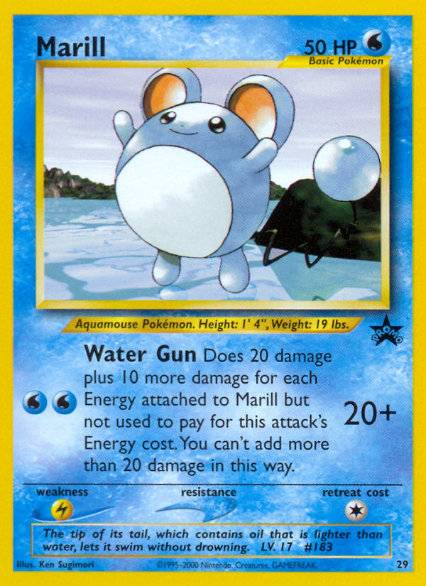 Marill (29) [Wizards of the Coast: Black Star Promos] | Game Master's Emporium (The New GME)