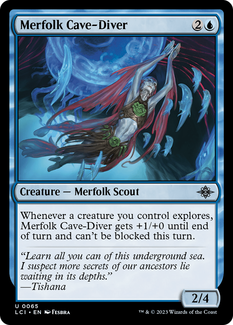 Merfolk Cave-Diver [The Lost Caverns of Ixalan] | Game Master's Emporium (The New GME)