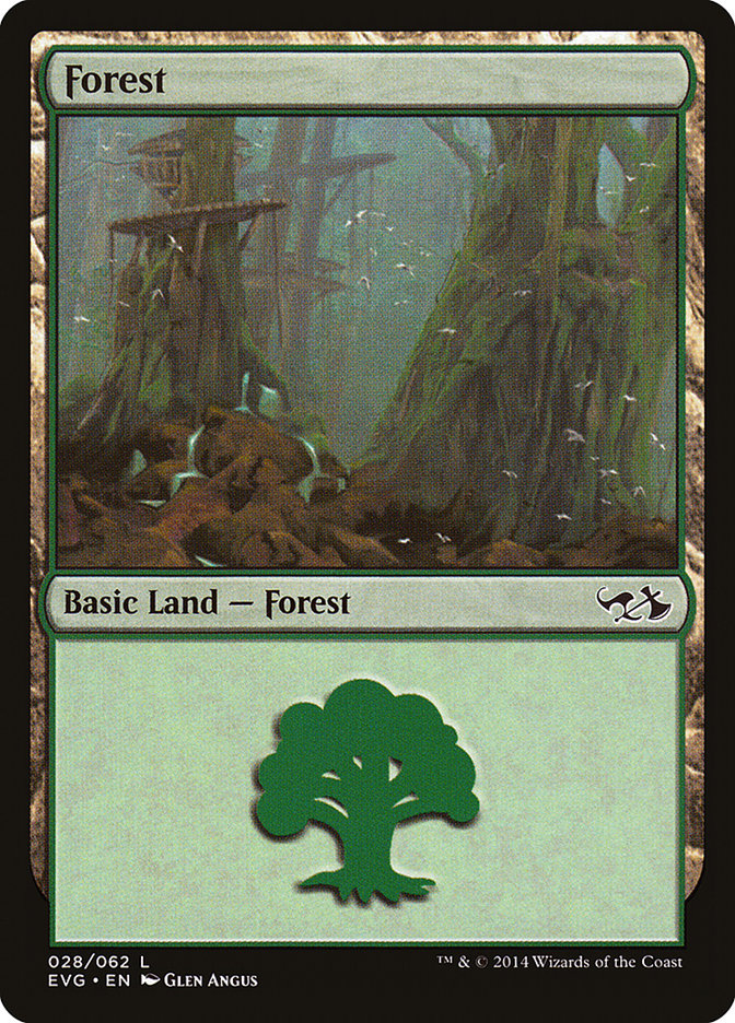 Forest (28) (Elves vs. Goblins) [Duel Decks Anthology] | Game Master's Emporium (The New GME)