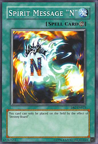 Spirit Message "N" [DB2-EN023] Common | Game Master's Emporium (The New GME)